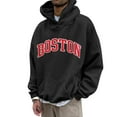 thumbnail image 1 of Men's Hoodies Sweatshirts for Men Men's Casual Hoodies Mens Hooded Sweatshirts Personalized Printed Male Coat Adult Male Clothing Black XL, 1 of 6
