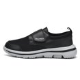 thumbnail image 1 of Men's Hook‑and‑Loop Closure Casual Walking Shoes, Mesh and Synthetic Panel Upper Comfort Footwear with Thick Cushioned Outsole for Daily All‑Day Wear, 1 of 8