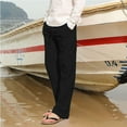 thumbnail image 1 of Men's Hop Casual Pants Spring Summer All Season Breathable Loose Fit Comfortable Sports Joggers for Active, 1 of 4