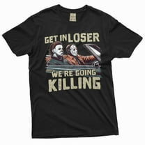 Men's Horror Movie Shirt Serial Killers T-Shirt Halloween Movie Characters Shirt Halloween Costume