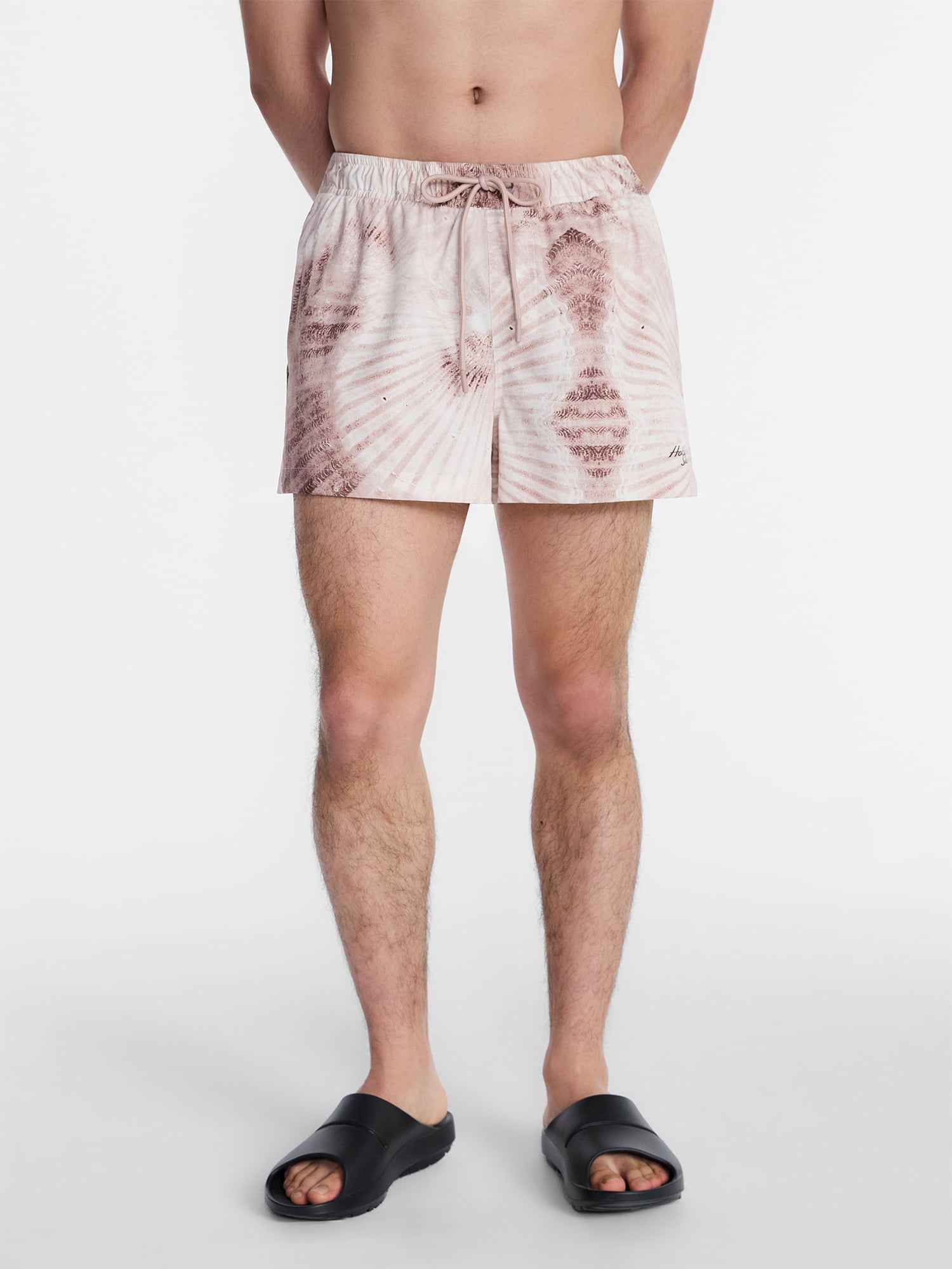 Hot Boy Summer by Megan Thee Stallion Men’s 3'' inseam Mesh Swim Shorts, Sizes S-3XL