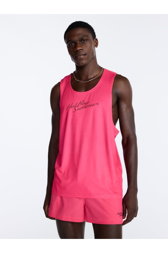 Hot Boy Summer by Megan Thee Stallion Men’s Racerback Mesh Tank Top, Sizes S-3XL