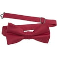 thumbnail image 1 of Men’s Hot Pink Formal Satin Pre-Tied Bow Tie in a Variety of Colors by Spencer J’s Signature Satin Collection, 1 of 4