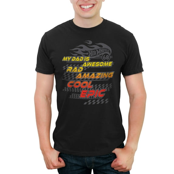 Men's Hot Wheels My Dad Is Awesome Graphic T-Shirt