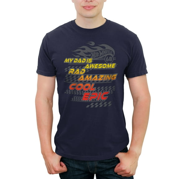 Men's Hot Wheels My Dad Is Awesome Graphic T-Shirt