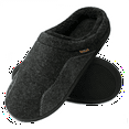 thumbnail image 1 of Men's House Slipper Memory Foam Slip On Bedroom Shoes Size 13-14, Black, 1 of 6