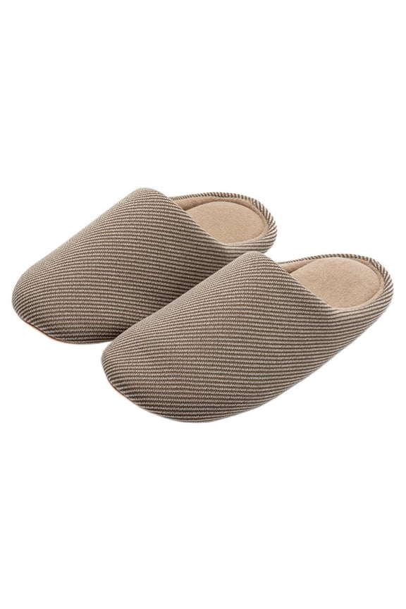 Men's House Slippers Quiet Sole Lightweight Indooor Soft Warm Home Shoes Size 8