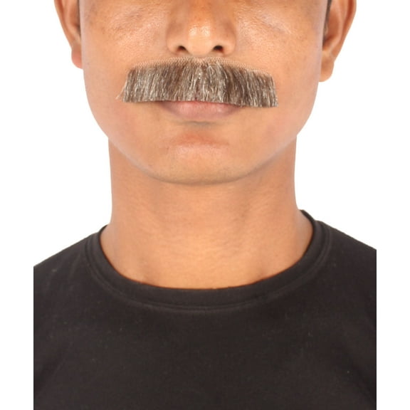 Men's Human Hair Mustache | Facial Hair Multiple Colors Option | HPO