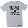 thumbnail image 1 of Men's Humorous T-Shirt Don't Worry I Got This Shirt DIY Garage Shirt Father's Day Gift (Small Grey), 1 of 6