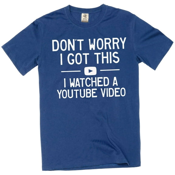 Men's Humorous T-Shirt Don't Worry I Got This Shirt DIY Garage Shirt Father's Day Gift (X-Large Navy Blue)