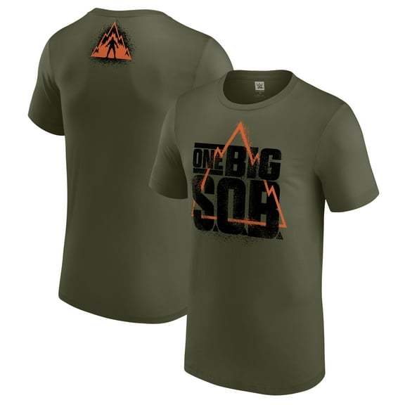 Men's Hunter Green Braun Strowman One Big SOB T-Shirt