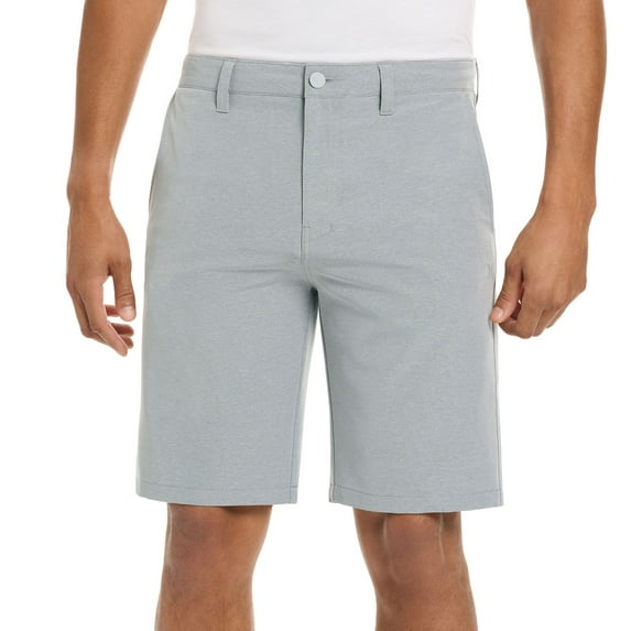 Men's Hurley 4-Way Stretch Walking Shorts Color: Light Stone Heather Size: 38