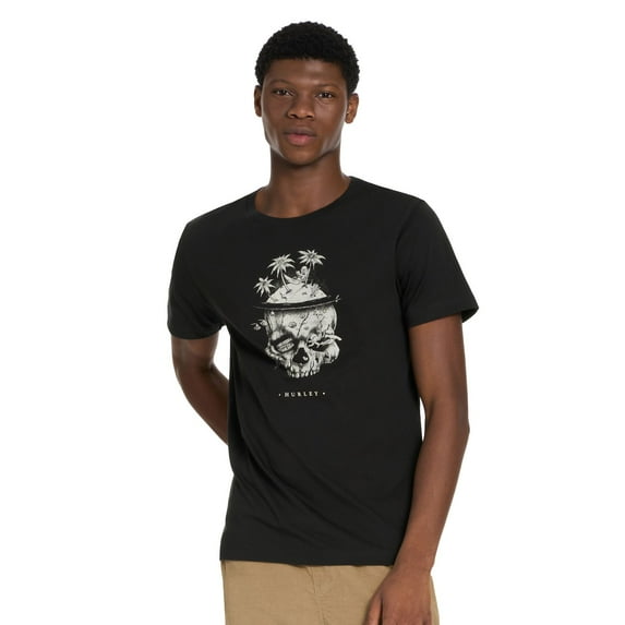 Men's Hurley Graphic Tee Color: Black Ink Size: L
