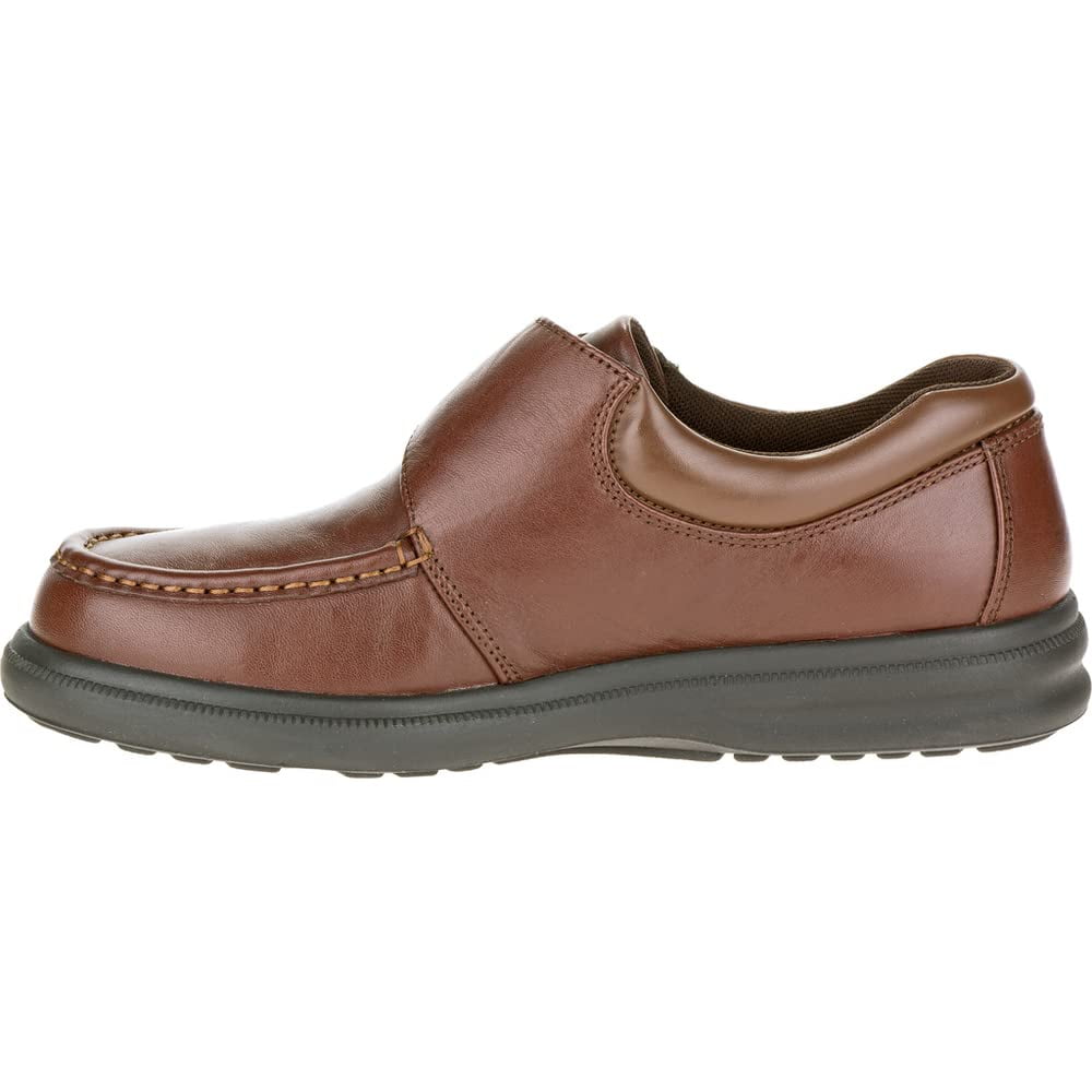 Top hush puppies mens brown leather casual shoes Sale