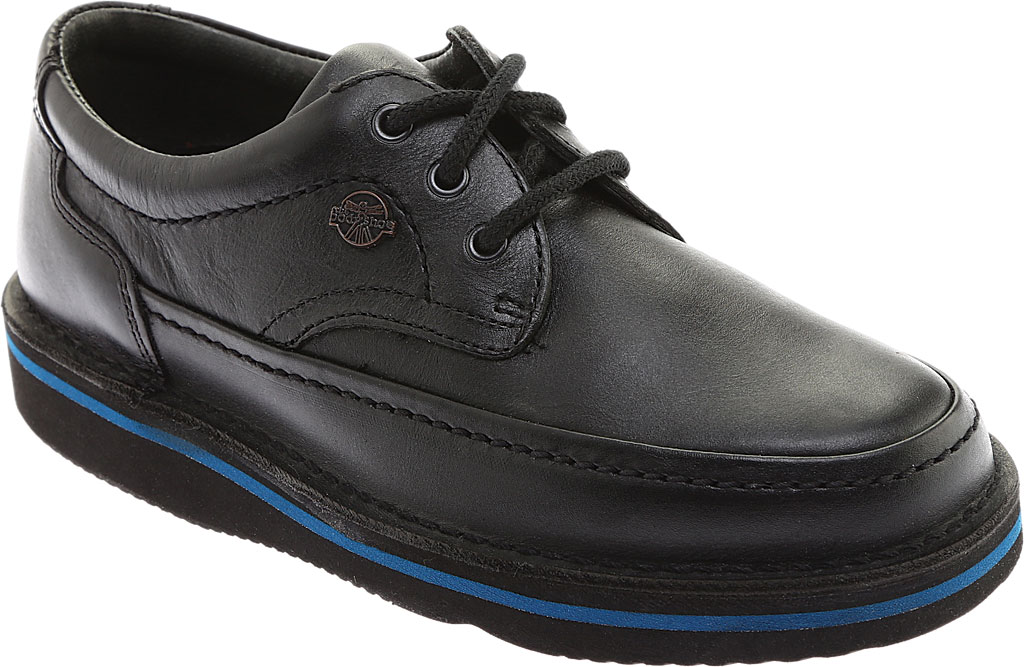 Men s Hush Puppies Mall Walker Lightweight Comfort Leather Shoe Black Size 7 N Walmart