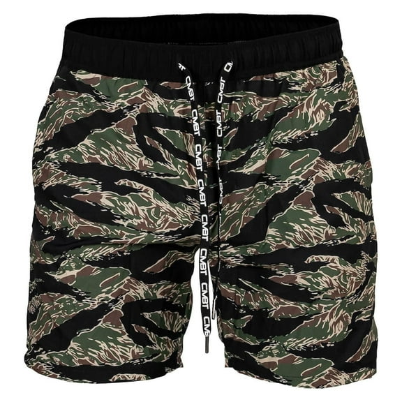 Men's Hybrid Athletic Shorts | 5.5" Inseam S / Original Tiger Stripe Camo
