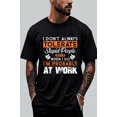 thumbnail image 1 of Men's "I DON'T ALWAYS TOLERATE STUPID PEOPLE" Graphic Tee Black, 1 of 7