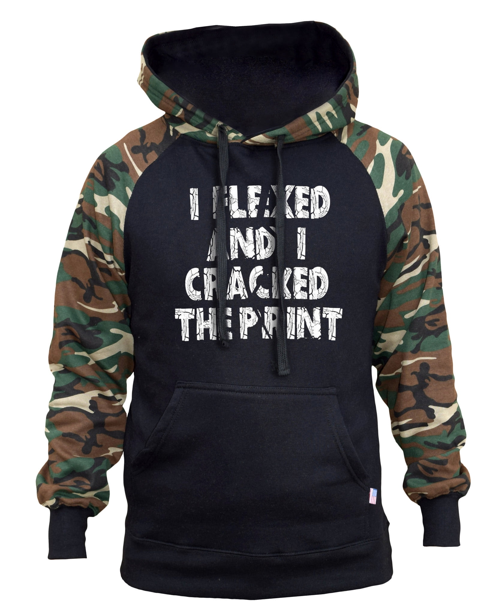 Camo raglan shop hoodie
