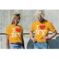 thumbnail image 1 of Men's I Love NY Officially Licensed Adult Unisex Tees White, 1 of 9