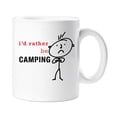 thumbnail image 1 of Men's I'd rather Be Camping Mug Camping Gift Cup Ceramic Dad Uncle Grandpa Fathers Day Birthday Christmas, 1 of 1