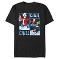 thumbnail image 1 of Men's ICEE Bear Cool and Chill Action Panels  Graphic Tee Black Small, 1 of 5