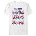 thumbnail image 1 of Men's ICEE Bear Emotions  Graphic Tee White Large, 1 of 5