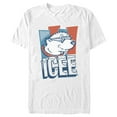 thumbnail image 1 of Men's ICEE Bear Retro Logo  Graphic Tee White Medium, 1 of 5