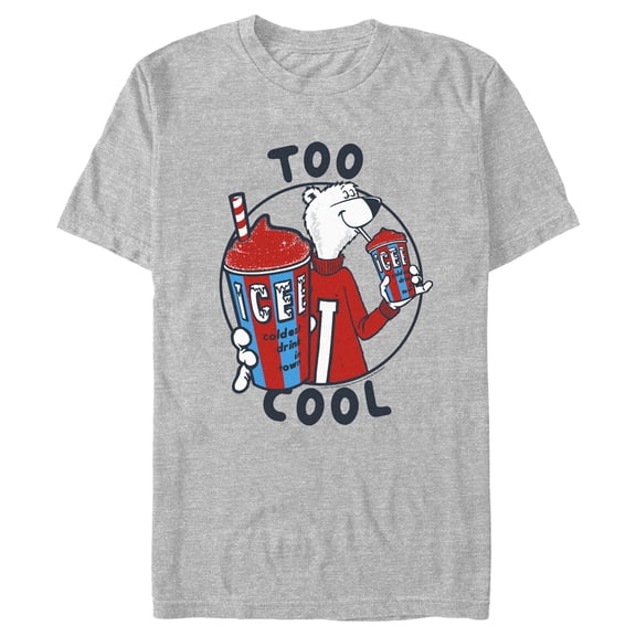 Men's ICEE Bear Too Cool Graphic Tee Athletic Heather 2X Large