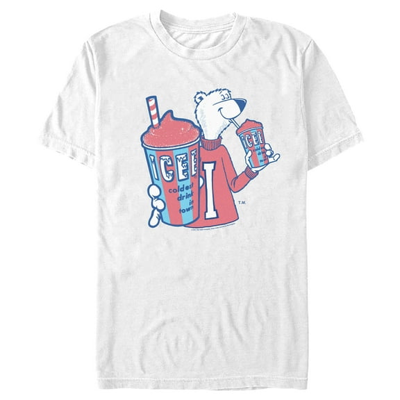 Men's ICEE Coldest Drink in Town Graphic Tee White X Large