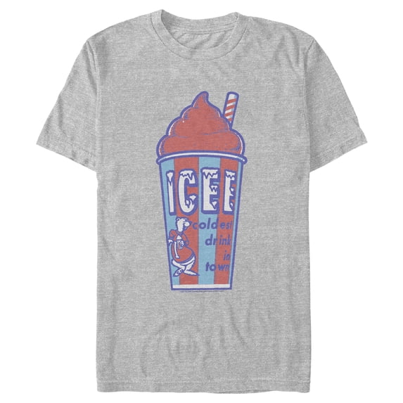 Men's ICEE Coldest Drink in Town Retro Graphic Tee Athletic Heather Medium