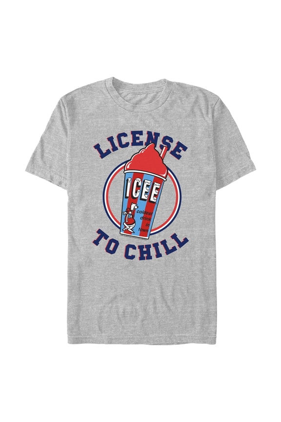 Men's ICEE License to Chill Graphic Tee Athletic Heather Medium