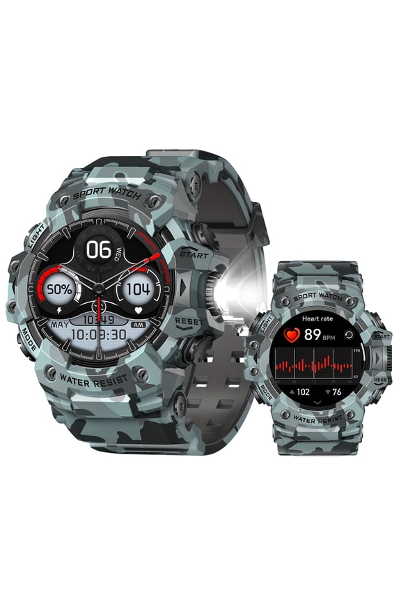 Men's IP68 Waterproof Smart Watch - Call Function, 100+ Sports Modes, TFT HD Display, Outdoor Activity Monitor, for iPhone & Android