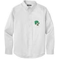 thumbnail image 1 of Men's IRISH MOUSE PATCH Twill Shirt with Pocket, Small White, 1 of 2