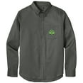 thumbnail image 1 of Men's IRISH SHAMROCK PATCH Twill Shirt with Pocket, 4XL Storm Grey, 1 of 2