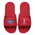 thumbnail image 1 of Men's ISlide Ariel Atkins Red Washington Mystics Logo Split Slide Sandals, 1 of 1