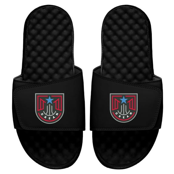 Unisex ISlide Black Atlanta Dream Primary Logo Slide Sandals