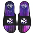 thumbnail image 1 of Men's ISlide  Black Atlanta Hawks Galaxy Gel Slide Sandals, 1 of 1