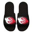 thumbnail image 1 of Men's ISlide Black Atlanta Hawks Spray Paint Slide Sandals, 1 of 1