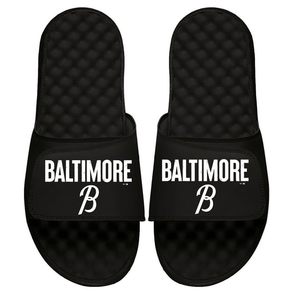 Men's ISlide Black Baltimore Orioles 2023 City Connect Slide Sandals