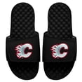 thumbnail image 1 of Men's ISlide Black Calgary Flames Ice Clipping Mask Slide Sandals, 1 of 1