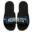 thumbnail image 1 of Men's ISlide Black Charlotte Hornets Statement Slide Sandals, 1 of 1