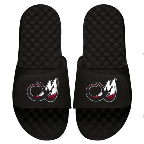 Men's ISlide Black Colorado Mammoth Primary Logo Slide Sandals