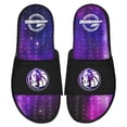 thumbnail image 1 of Men's ISlide  Black Dallas Mavericks Galaxy Gel Slide Sandals, 1 of 1