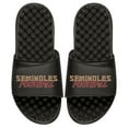 thumbnail image 1 of Men's ISlide Black Florida State Seminoles Football Stacked Slide Sandals, 1 of 1