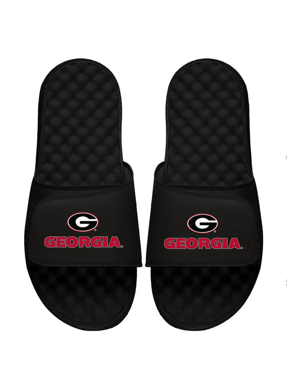 Men's ISlide Black Georgia Bulldogs Secondary Logo Slide Sandals