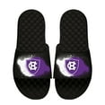 thumbnail image 1 of Men's ISlide  Black Holy Cross Crusaders Spray Paint Slide Sandals, 1 of 1