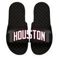 thumbnail image 1 of Men's ISlide Black Houston Rockets Statement Slide Sandals, 1 of 1