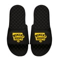 thumbnail image 1 of Men's ISlide Black Iowa Hawkeyes Women's Hoops Slide Sandals, 1 of 1