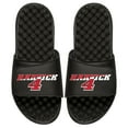 thumbnail image 1 of Men's ISlide Black Kevin Harvick NASCAR Driver Stack Slide Sandals, 1 of 1