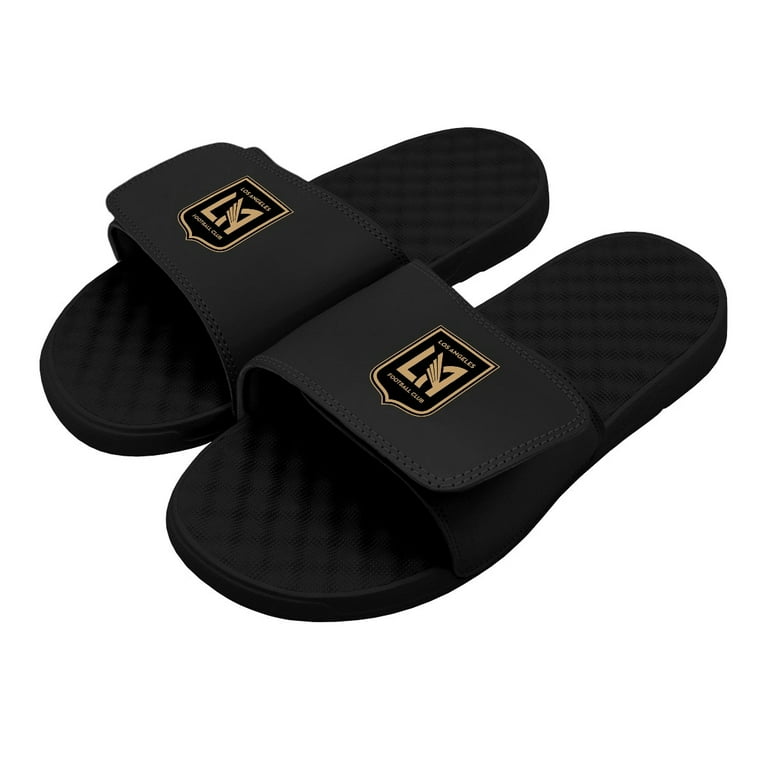 Men's ISlide Black LAFC Primary Logo Slide Sandals - Walmart.com